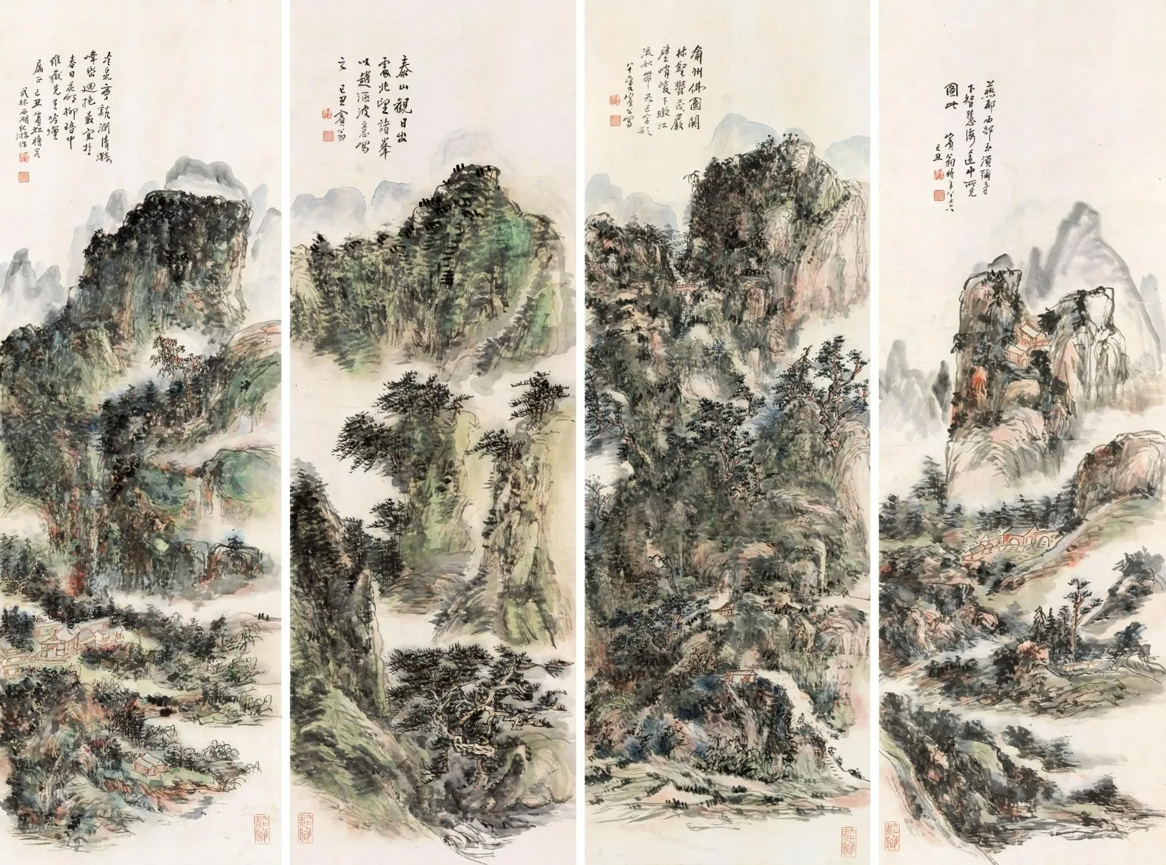 張大千畫集 [姚夢谷編/中華民國國立歴史博物館刊](黄山松石