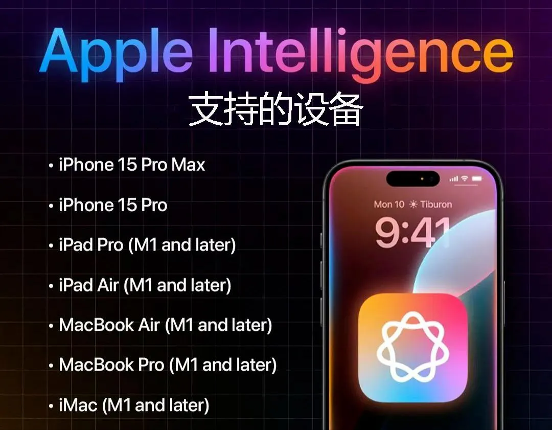 Apple Intelligence 支持的设备
