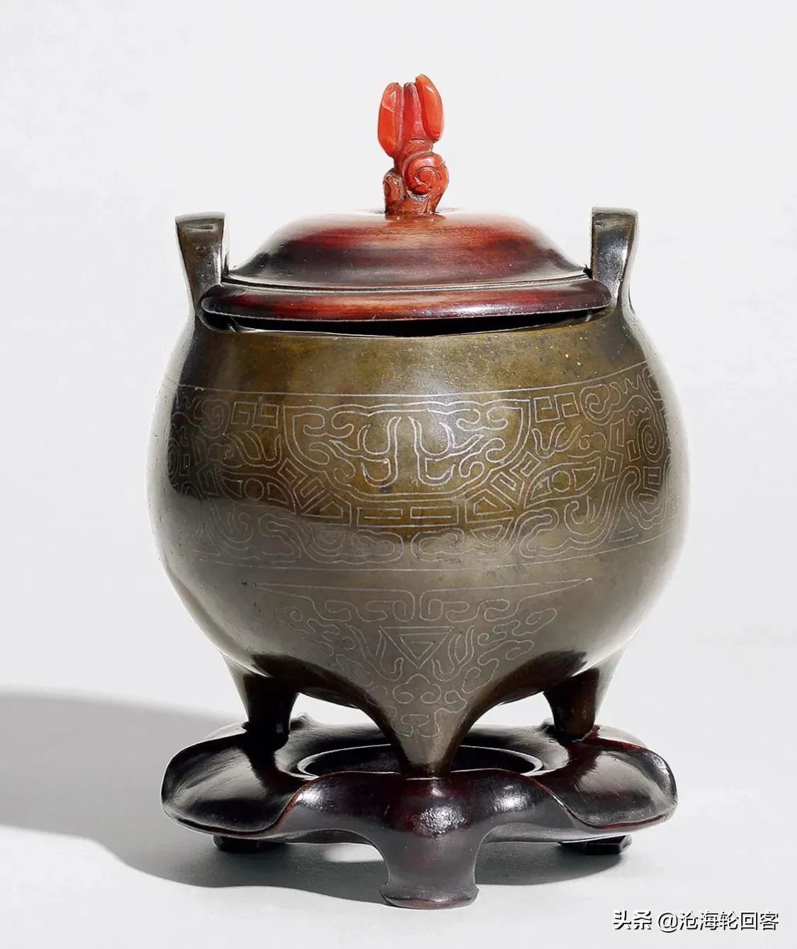 三生藏】古董品 香爐 唐物 中国古美術 古工芸 明代冶煉家 石叟