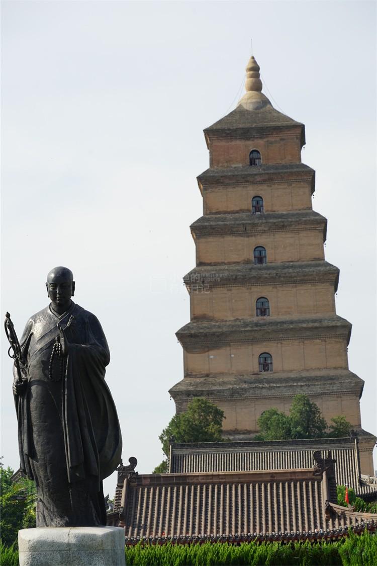 大雁塔の印鑑 Pagodas of Ancient China: Dayan Pagoda, Cien Temple - 中国古