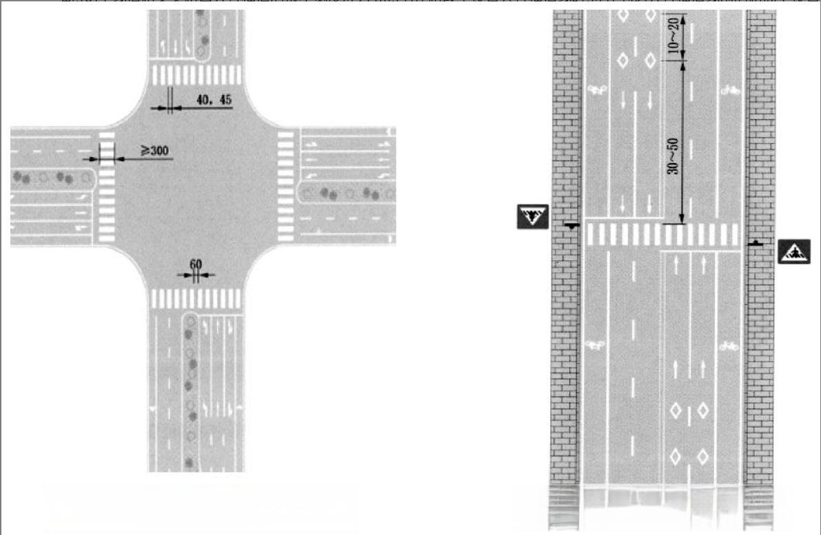 中外道路交通标线设置对比研究