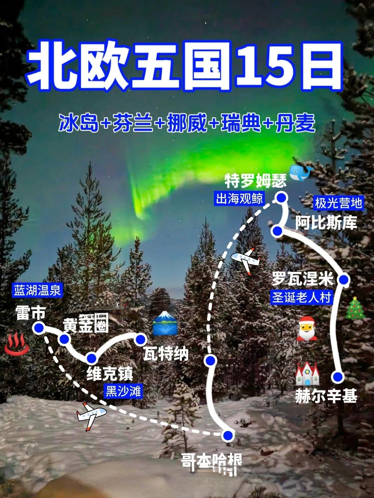 北欧五国深度游：极光、冰雪与童话的完美融合