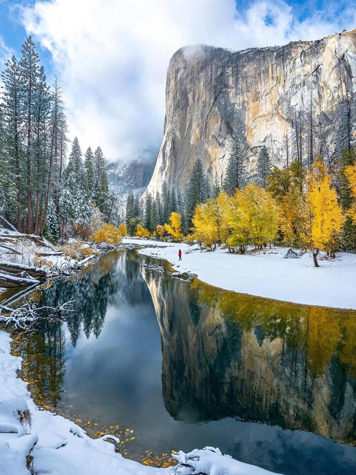 冬季探秘加州国家公园：优胜美地与国王峡谷的雪景盛宴