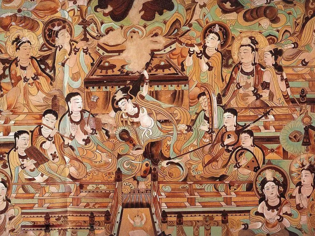 莫高第427号窟（隋代） – Dunhuang caves on the silk road