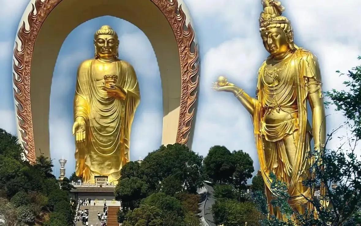 江西花10亿96斤黄金造48米大佛免费参观哪来的钱维护秘密大公开